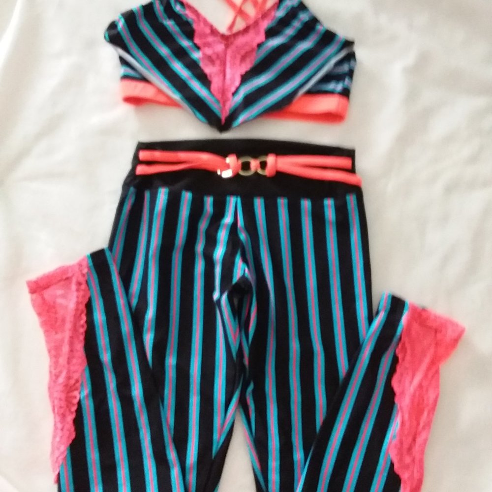 NWOT California Kisses 2 pc. Dance Wear